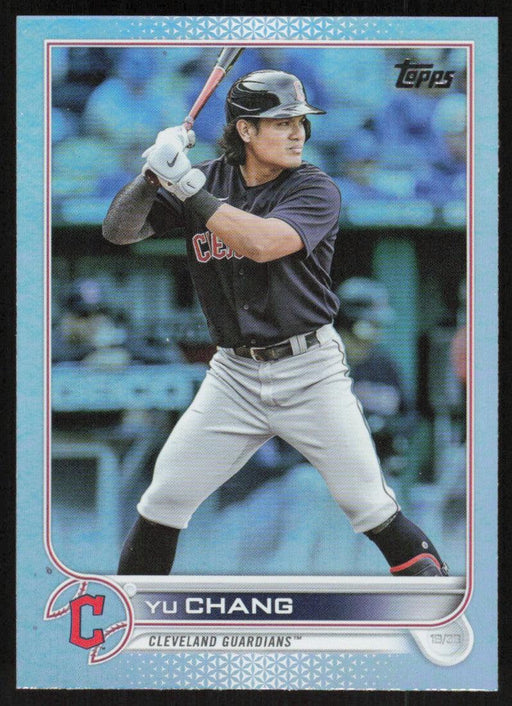 Yu Chang 2022 Topps Update Rainbow Foil # US203 Cleveland Guardians - Collectible Craze America