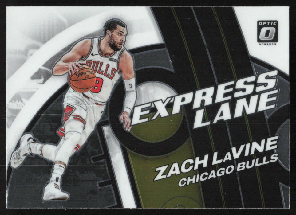 Zach LaVine 2021 Panini Donruss Optic # 22 Express Lane Minnesota Timberwolves - Collectible Craze America