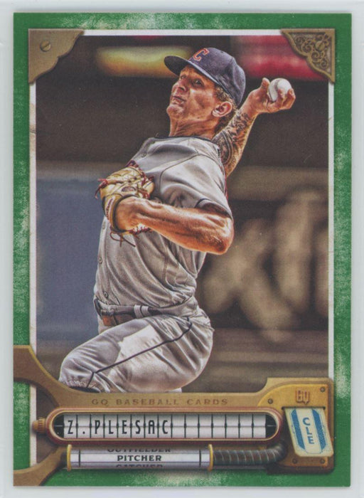 Zach Plesac 2022 Topps Gypsy Queen # 21 Green Border Cleveland Guardians - Collectible Craze America