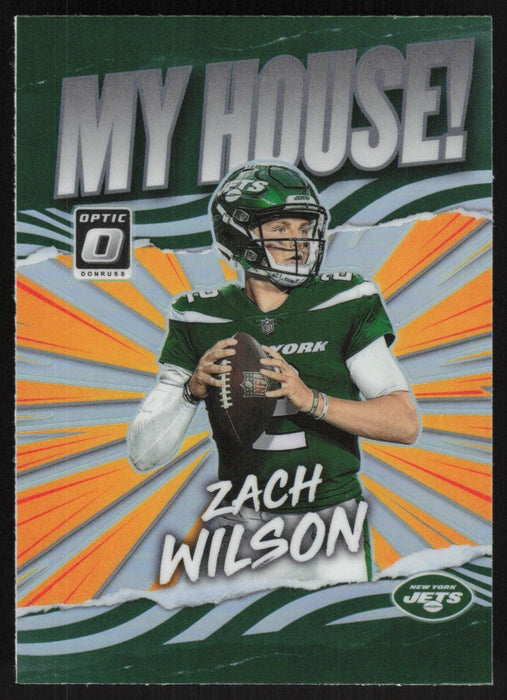 Zach Wilson 2021 Donruss Optic My House! # MH-2 RC Silver Prizm New York Jets - Collectible Craze America