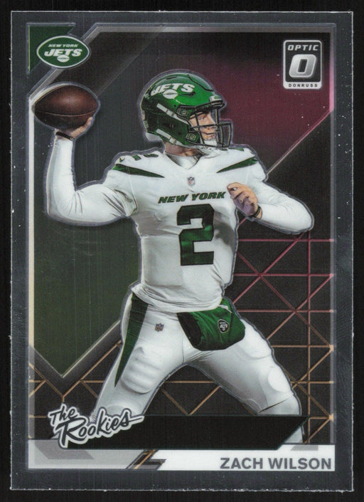 Zach Wilson 2021 Donruss Optic The Rookies # TR-2 RC New York Jets - Collectible Craze America