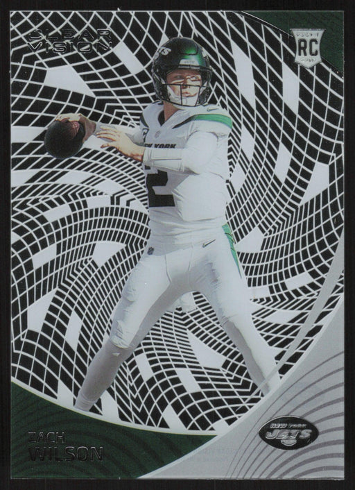 Zach Wilson 2021 Panini Chronicles Clear Vision # CVR-02 RC New York Jets - Collectible Craze America