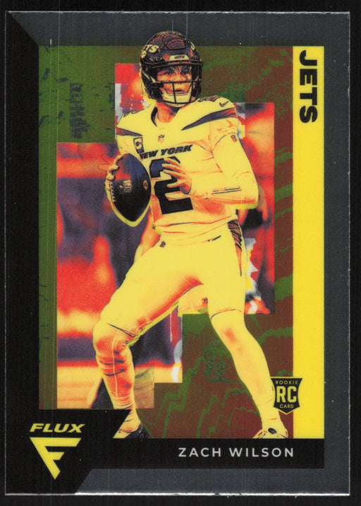 Zach Wilson 2021 Panini Chronicles Flux # FX-2 RC New York Jets - Collectible Craze America