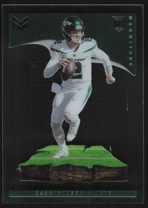 Zach Wilson 2021 Panini Chronicles Magnitude # MAG-02 RC New York Jets - Collectible Craze America