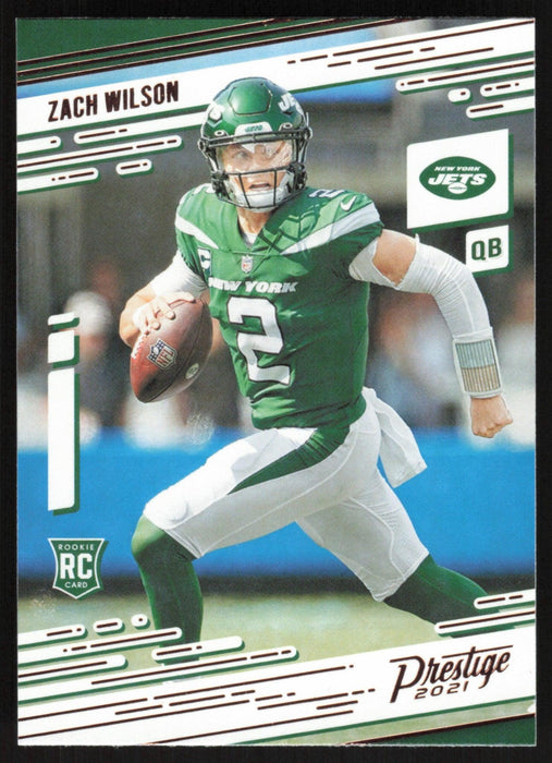 Zach Wilson 2021 Panini Chronicles Prestige # 202 RC New York Jets - Collectible Craze America