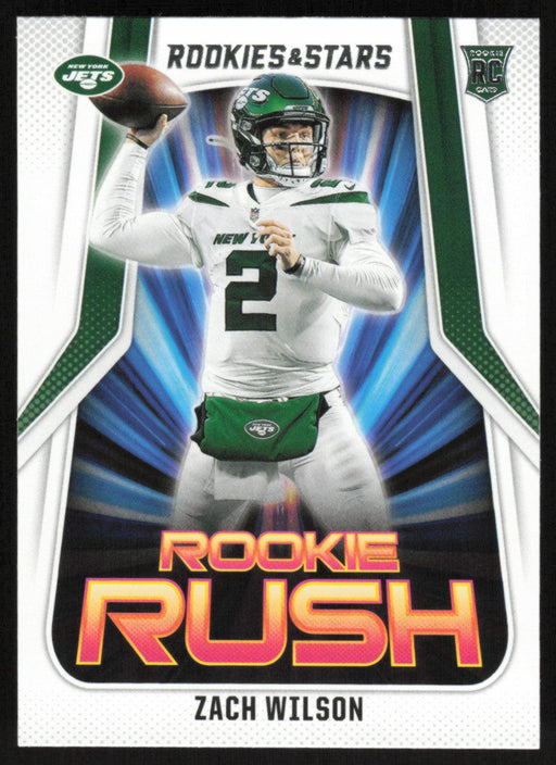 Zach Wilson 2021 Panini Rookie & Stars # RR-2 RC Rookie Rush New York Jets - Collectible Craze America