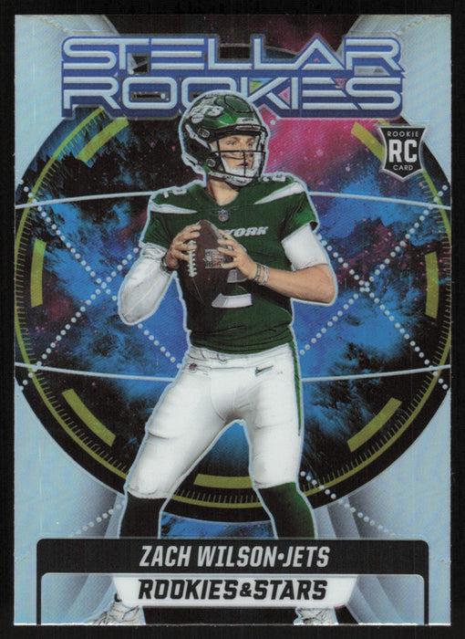 Zach Wilson 2021 Panini Rookies & Stars # SR-2 RC Stellar Rookies Silver Prizm New York Jets - Collectible Craze America