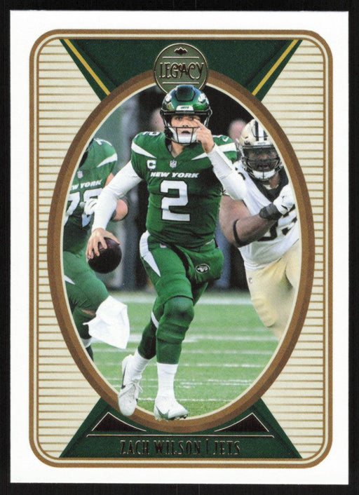 Zach Wilson 2022 Panini Legacy Football Base # 75 New York Jets - Collectible Craze America