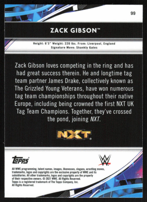 Zack Gibson 2021 Topps Finest WWE # 99 - Collectible Craze America