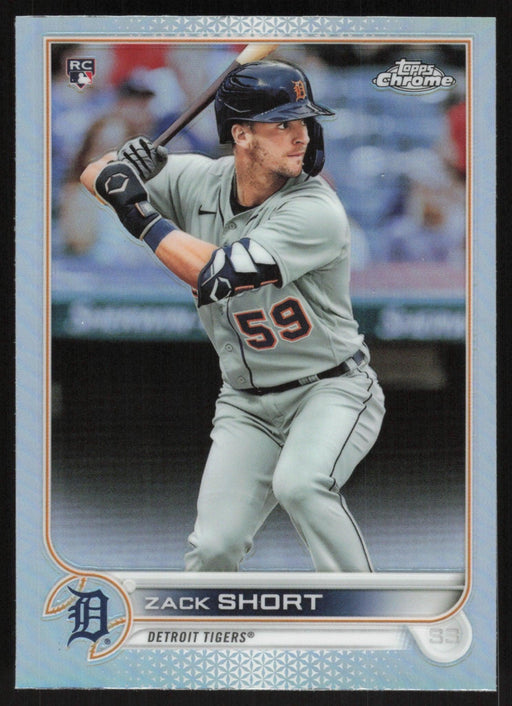 Zack Short 2022 Topps Chrome # 86 RC Refractor Detroit Tigers - Collectible Craze America