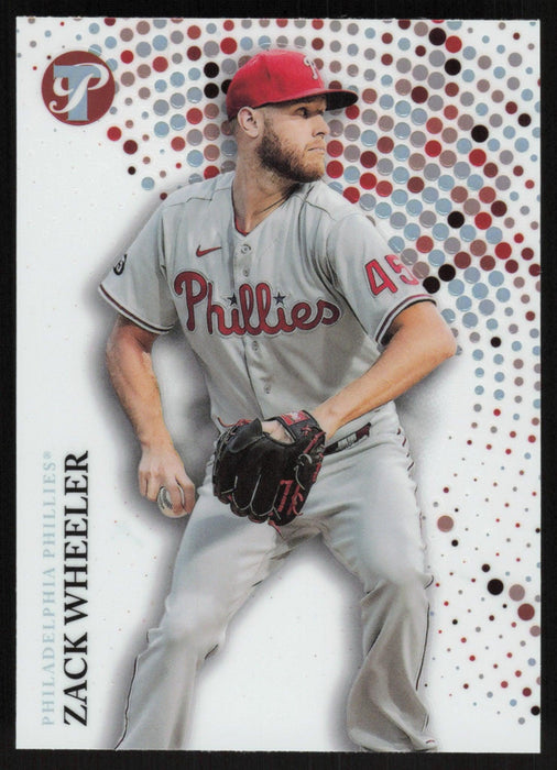 Zack Wheeler 2022 Topps Pristine # 257 Refractor Philadelphia Phillies - Collectible Craze America