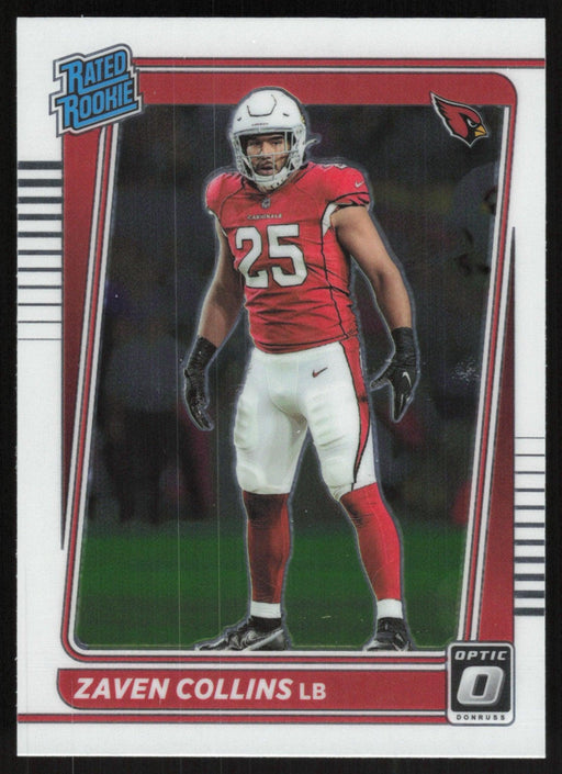 Zaven Collins 2021 Donruss Optic Rated Rooke # 265 RC Arizona Cardinals Base - Collectible Craze America