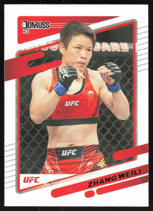 Zhang Weili 2022 Panini Donruss UFC Base # 100 Strawweight - Collectible Craze America