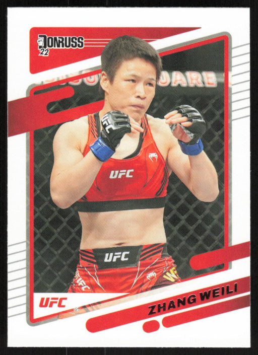 Zhang Weili 2022 Panini Donruss UFC Base # 100 Strawweight - Collectible Craze America