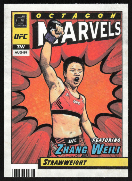 Zhang Weili 2022 Panini Donruss UFC Octagon Marvels # 19 Strawweight - Collectible Craze America