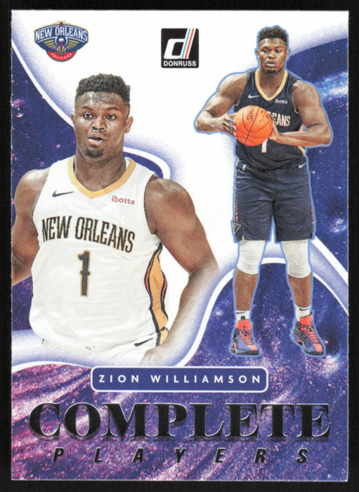 Zion Williamson 2021 Donruss Complete Players # 15 New Orleans Pelicans - Collectible Craze America