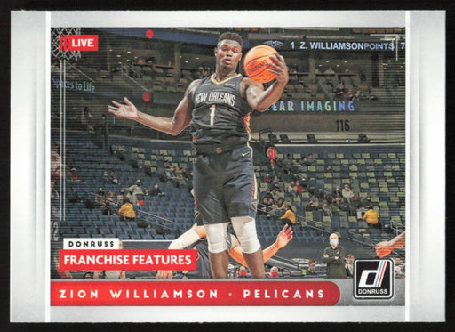 Zion Williamson 2021 Donruss Franchise Features # 22 New Orleans Pelicans - Collectible Craze America