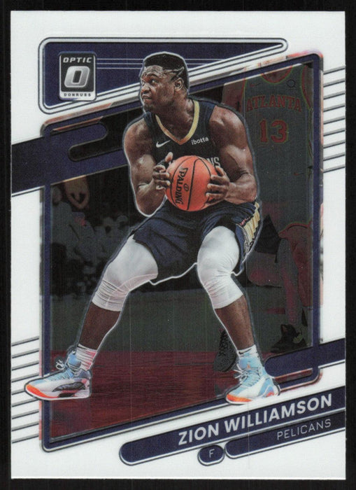 Zion Williamson 2021 Panini Donruss Optic # 95 New Orleans Pelicans Base - Collectible Craze America